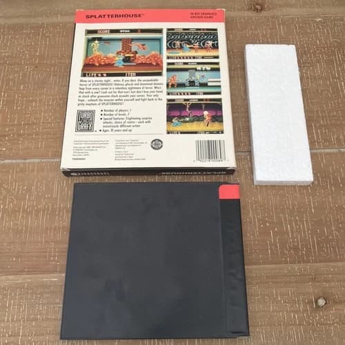 Splatterhouse Turbografx-16 TG16 Complete With Outer box CIB Tested Rare