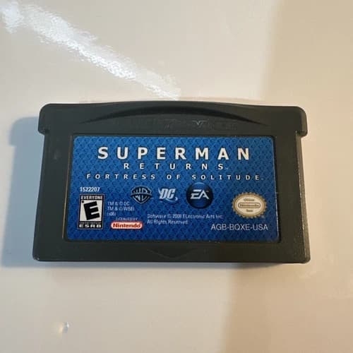 Superman Returns: Fortress of Solitude (Game Boy Advance, GBA) Cart Only Tested