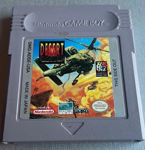 Desert Strike: Return to the Gulf (Nintendo Game Boy, 1994) (US-EN)