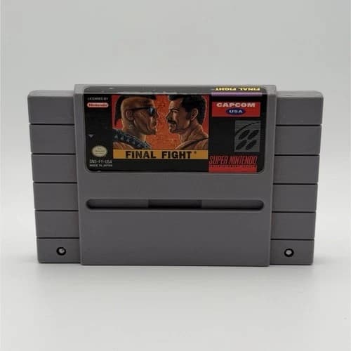 Final Fight for Super Nintendo Entertainment System AUTHENTIC [TESTED/WORKS]