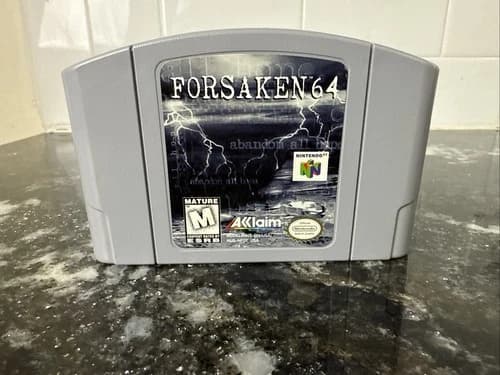 Forsaken 64 (Nintendo 64, 1998) N64 Authentic TESTED NICE!