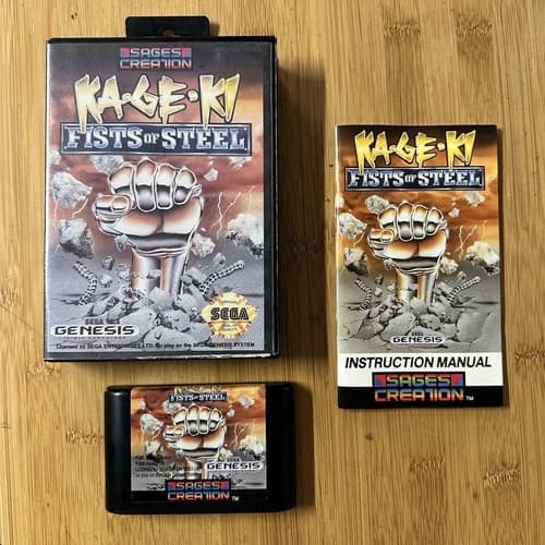 Ka-Ge-Ki: Fists of Steel | Sega Genesis | Complete In Box CIB