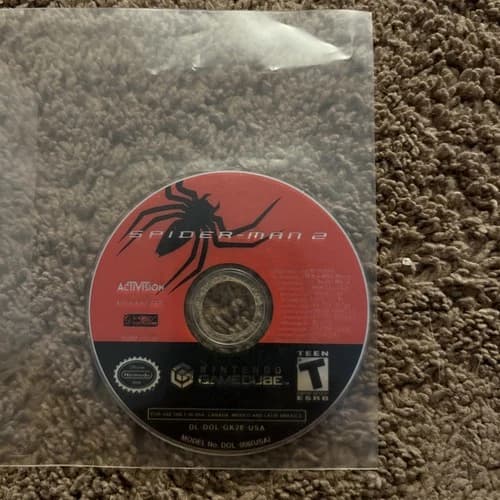 Spider-Man 2 Nintendo GameCube 2004, Disc Only, Tested Working