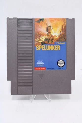 Spelunker NES Game Cartridge Tested Authentic Works Clean