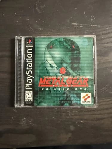 Metal Gear Solid: VR Missions (Sony PlayStation 1 PS1, 1999) Complete! CIB
