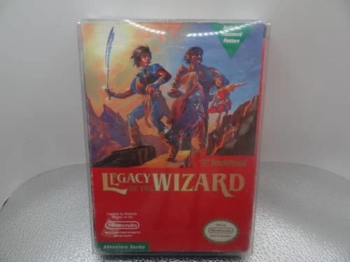 Legacy of the Wizard (Nintendo Entertainment System, 1989) CIB INC. PROTECTOR