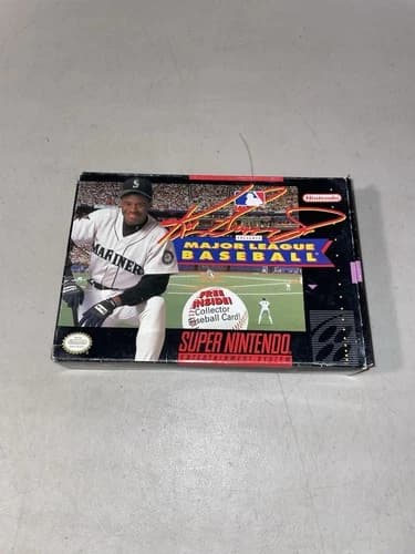 Ken Griffey Jr. Presents Major League Baseball SNES CIB Authentic