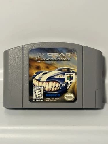 Top Gear Overdrive (N64 Nintendo 64) Cartridge Only Authentic Tested Working