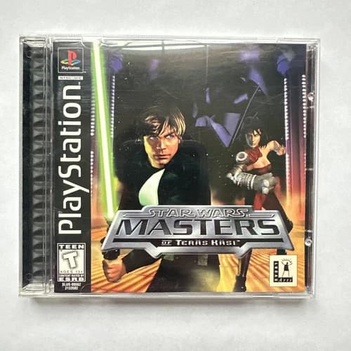 Star Wars Masters of Teras Kasi PS1 PlayStation 1 CIB Complete