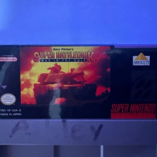 Garry Kitchen's Super Battletank: War in the Gulf (Super Nintendo SNES, 1992)