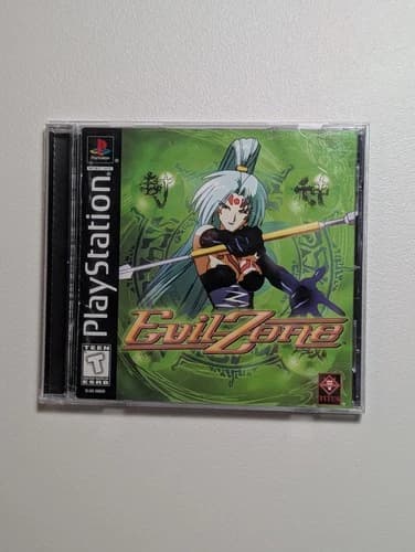 Evil Zone (Sony PlayStation 1, PS1, 1999) CIB Complete Anime Fighting Rare Titus