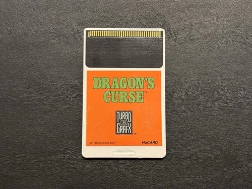 Dragon’s Curse Turbo Grafx 16 Authentic Hu Card Cartridge Only Tested & Works!