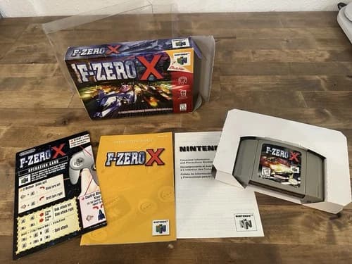 F-Zero X 1998 Nintendo 64 N64 CIB Authentic Complete In Box