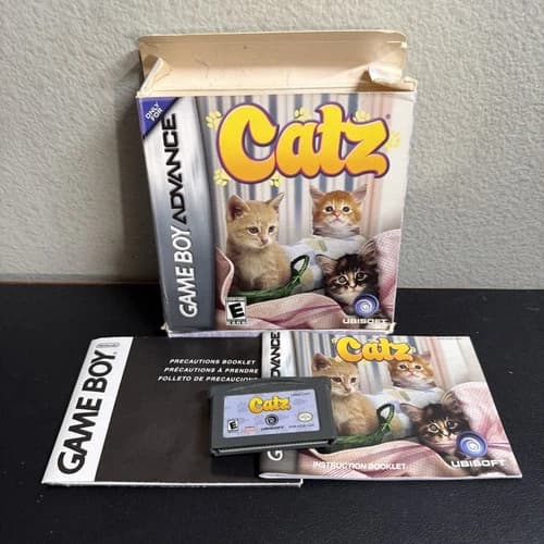 CATZ COMPLETE NINTENDO GAMEBOY ADVANCE GBA US CIB Ubisoft