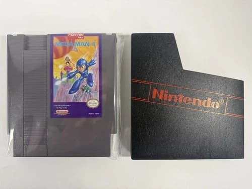 Mega Man 4 (Nintendo NES, 1991) Game Only - VGC - Authentic - TESTED