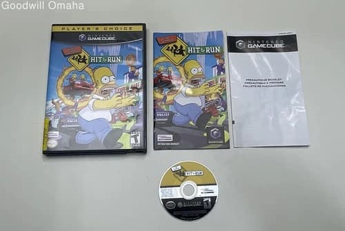 Nintendo GameCube - The Simpsons Hit and Run [Player's Choice] - Boot Tested