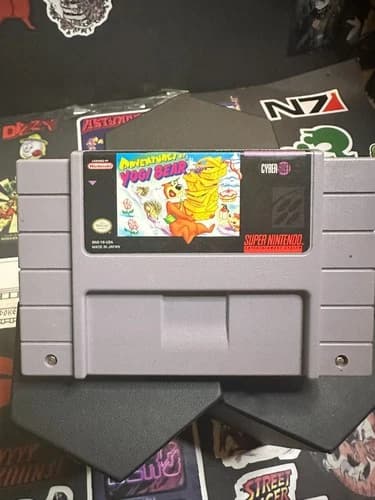 Adventures of Yogi Bear (Super Nintendo SNES, 1994) Authentic