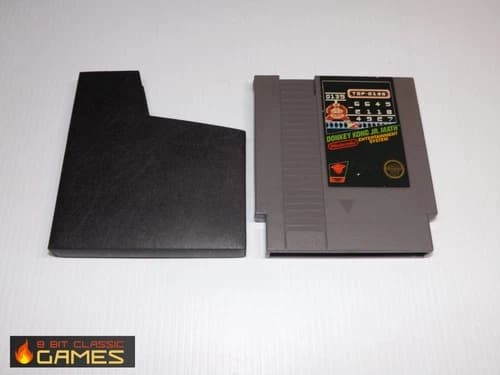 AUTHENTIC! Donkey Kong Jr. Math GAME ONLY - NINTENDO NES 64a