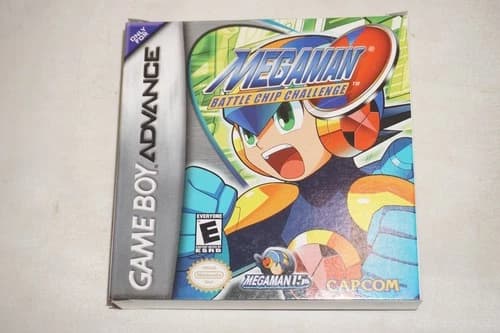 Mega Man Battle Chip Challenge (Gameboy Advance Game Boy GBA) Complete CIB
