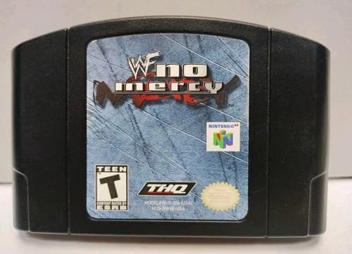 WWF No Mercy Nintendo 64- N64 Cleaned & Tested✅ Very Clean VGC Fast Shipping