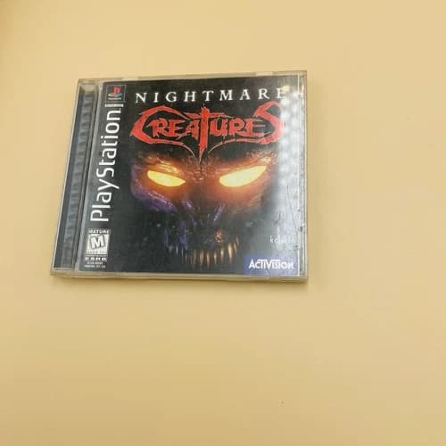 Nightmare Creatures PlayStation PS1 CIB Black Label Tested Working