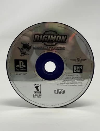 Digimon World PS1 PlayStation 1 Immaculate Disc Only Tested Guaranteed to Work