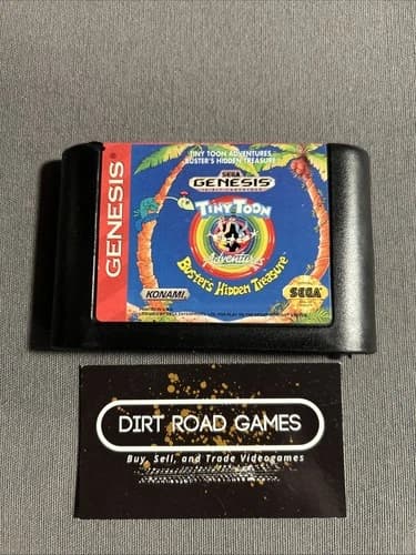 Tiny Toon Adventures Buster's Hidden Treasure (Sega Genesis, 1993) Cart Only