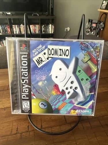 No One Can Stop Mr. Domino (Sony PlayStation 1, 1998) PS1 Complete W/ Manual CIB