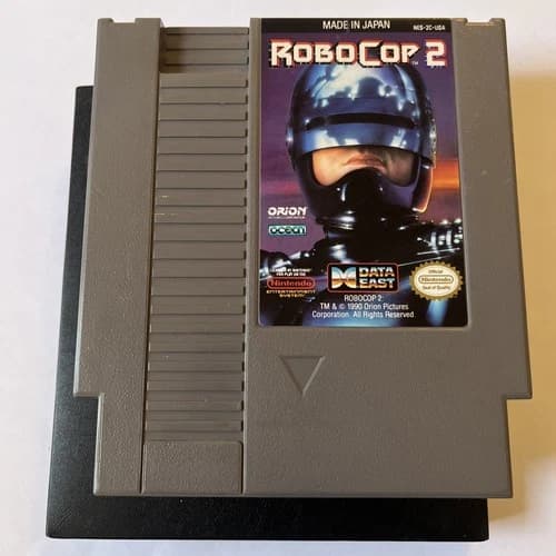 Robocop 2 (Nintendo Entertainment System NES, 1988) Authentic Cartridge Tested