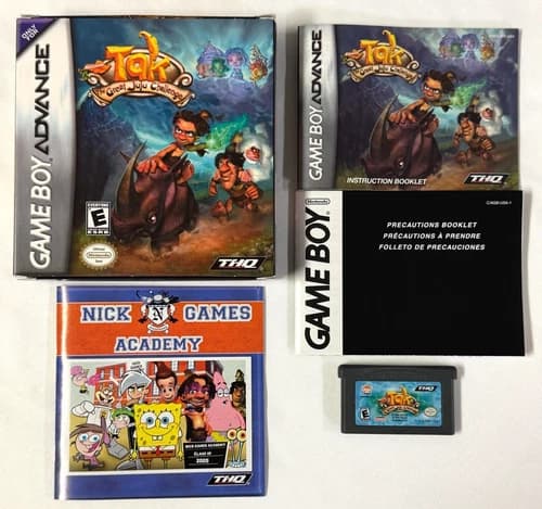 Tak: The Great Juju Challenge (Nintendo Game Boy Advance, 2005) GBA Complete CIB