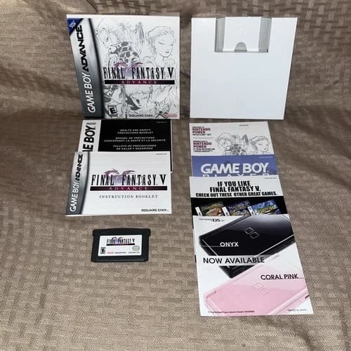 EX COND Final Fantasy V Advance Game Boy Gba COMPLETE! Square Enix CIB Inserts