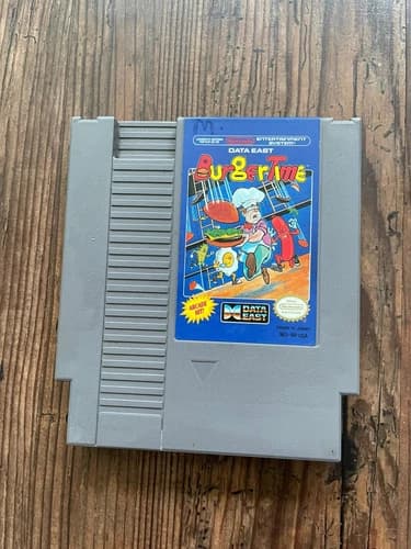 Burgertime Burger Time ORIGINAL NES Nintendo Game