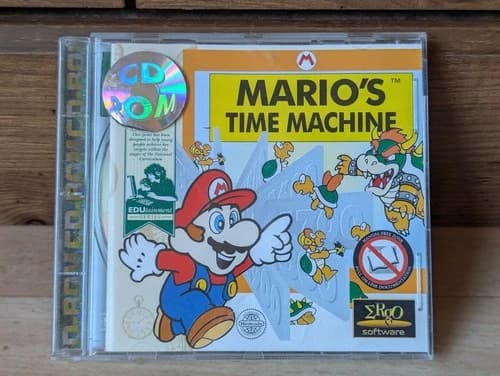 Mario's Time Machine CD ROM 1994
