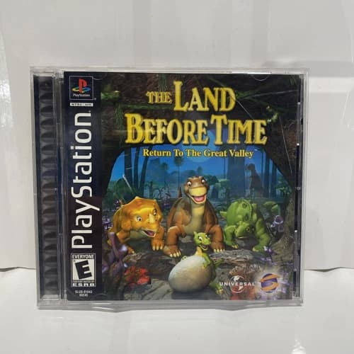PS1 Land Before Time: Return to the Great Valley (Sony PlayStation 1, 2000) CIB