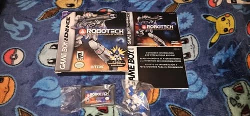 Robotech: The Macross Saga (Nintendo Game Boy Advance) Cib With Figure Toy