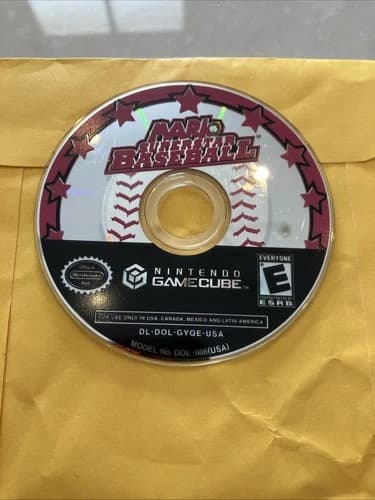 Mario Superstar Baseball Nintendo GameCube Disc Only Tested Scratched