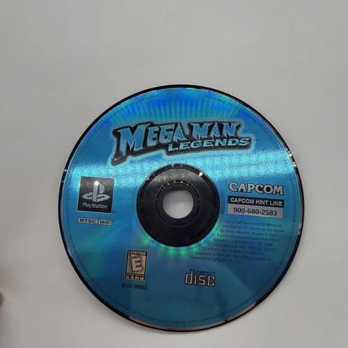 MEGA MAN LEGENDS (Sony PlayStation 1, PS1-1998) Disc Only-Tested- Free Shipping