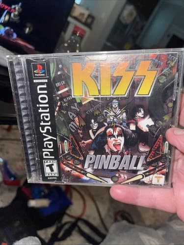 Kiss Pinball (Sony PlayStation 1, 2001) - PS1 - Complete Tested Works Free Ship!