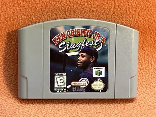 Ken Griffey Jr. Major League Baseball MLB Slugfest Nintendo 64 N64 Authentic!