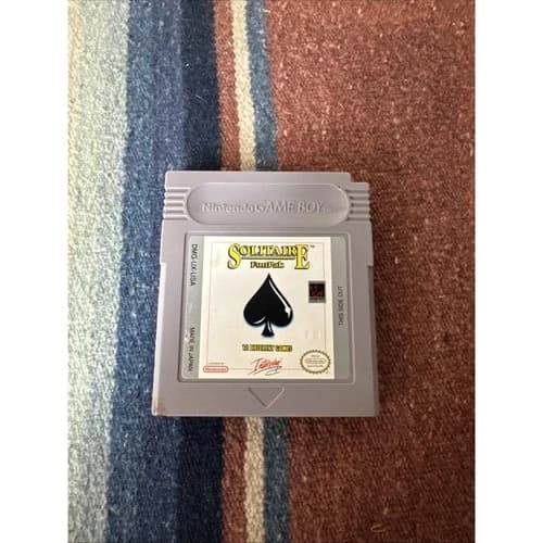 Solitaire FunPak Nintendo Gameboy Game Only