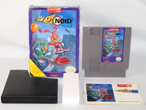 Yo! Noid NES Nintendo Complete CIB! Authentic & Tested w/ Pizza Offer! Rare!