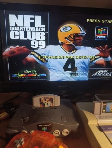 NFL Quarterback Club 98 N64 Nintendo 64 Authentic Tested Cart Only
