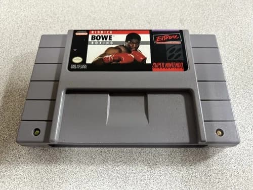 Riddick Bowe Boxing (Super Nintendo Entertainment System SNES)