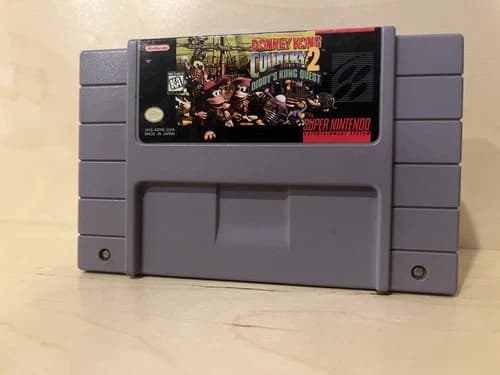 Donkey Kong Country 2: Diddy’s Kong Quest Super Nintendo SNES Authentic Tested
