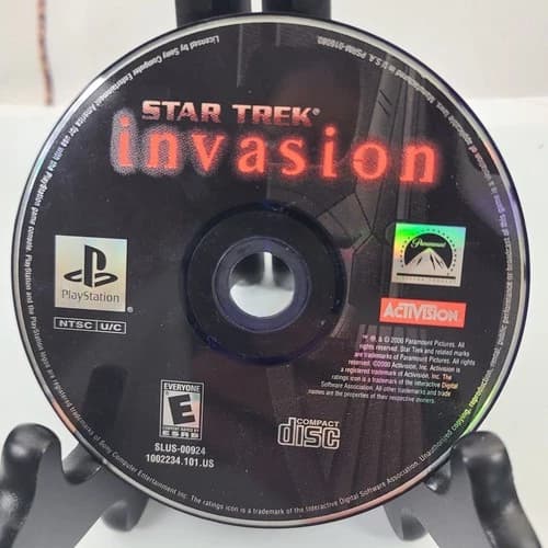 Star Trek Invasion (Sony PlayStation 1, 2000) Disc Only