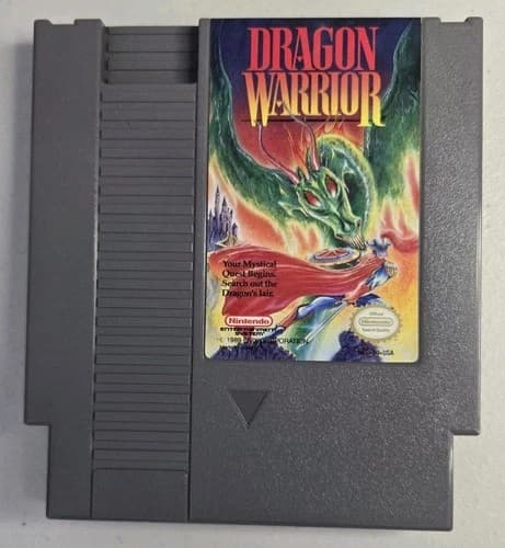 Dragon Warrior (Nintendo NES 1B) Cleaned Tested Working Excellent Condition