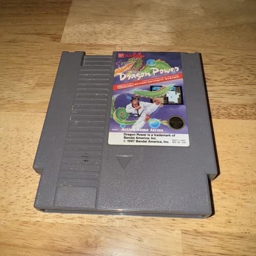 Dragon Power NES Game Clean Label Tested Loose