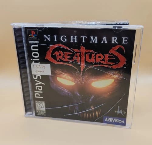 Nightmare Creatures PS1 PlayStation 1 - CIB - TESTED - Cracks In Case