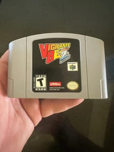 Vigilante 8: 2nd Offense Nintendo 64 N64 Game, Tested and Working, Authentic