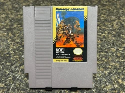 Nobunaga's Ambition for the NES - loose cart in excellent condition